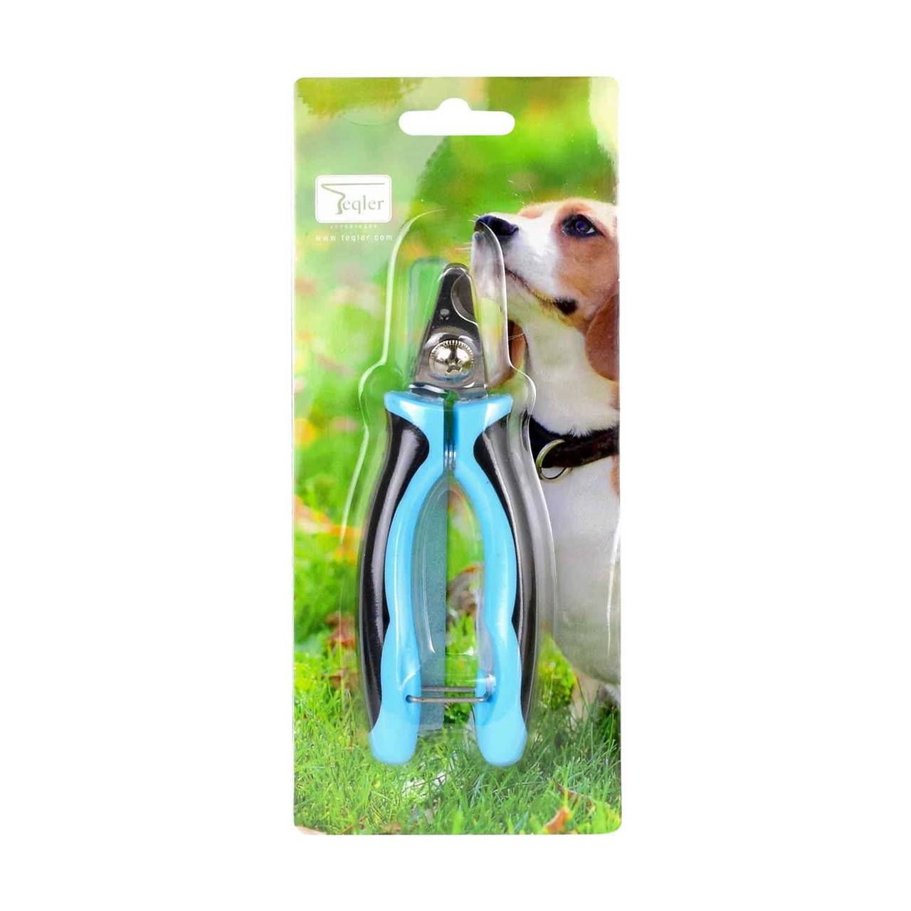 Teqler ergonomic pet nail cutters with non-slip handle and sharp blades
