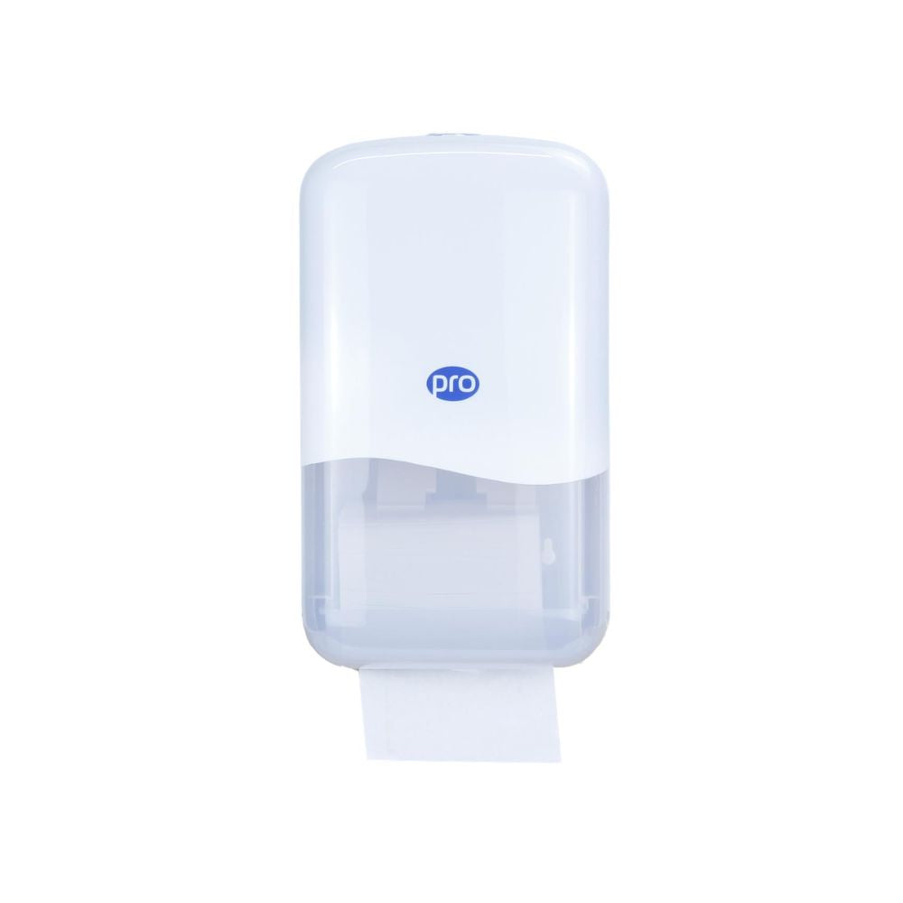 PRO Bulk Pack Toilet Tissue Dispenser White