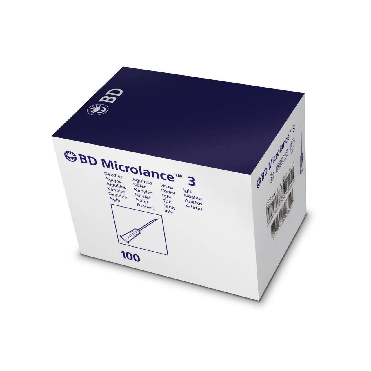 30 g gelbe 0,5 Zoll BD Microlance-Nadeln