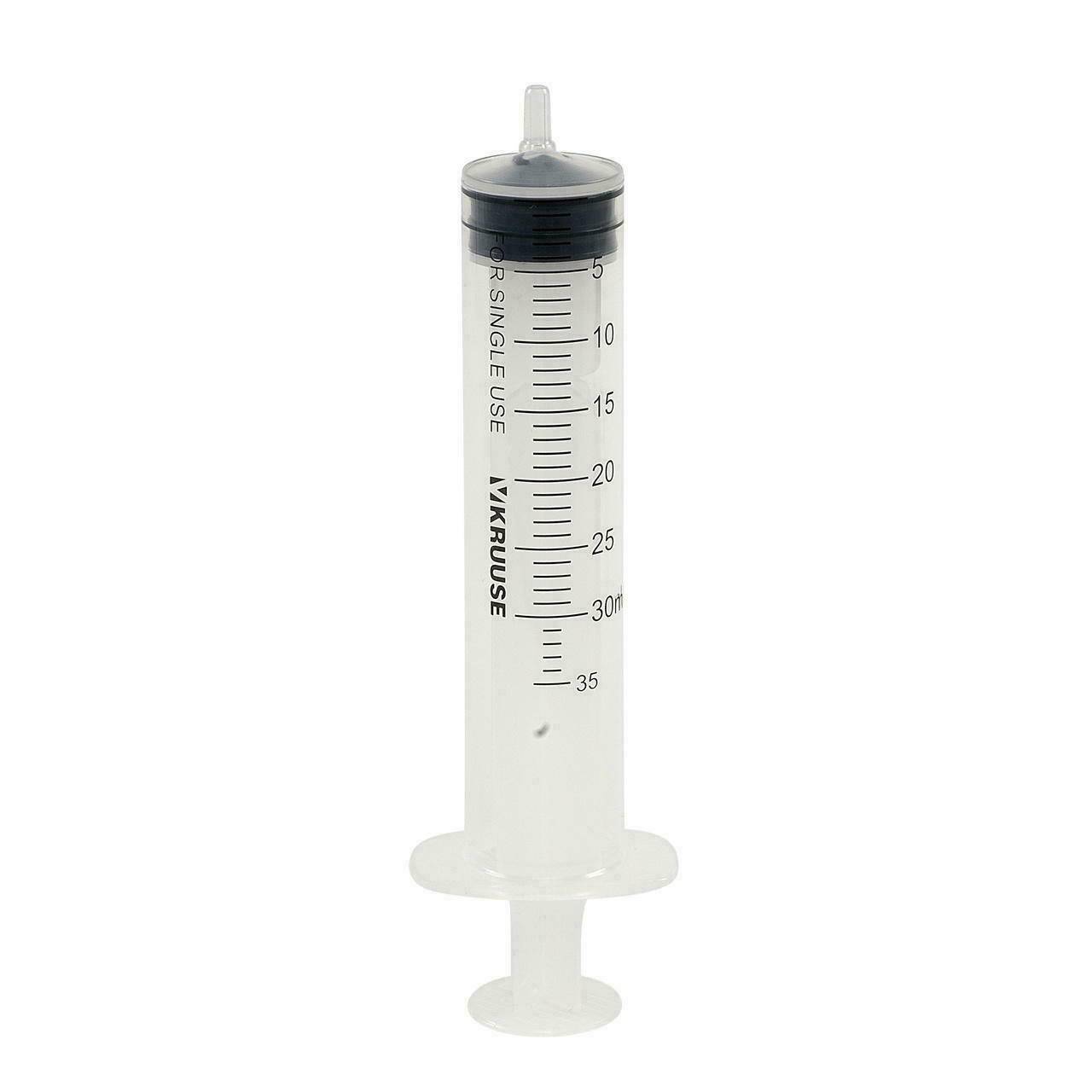 30/34 ml Kruuse Luer Slip Veterinärspritze