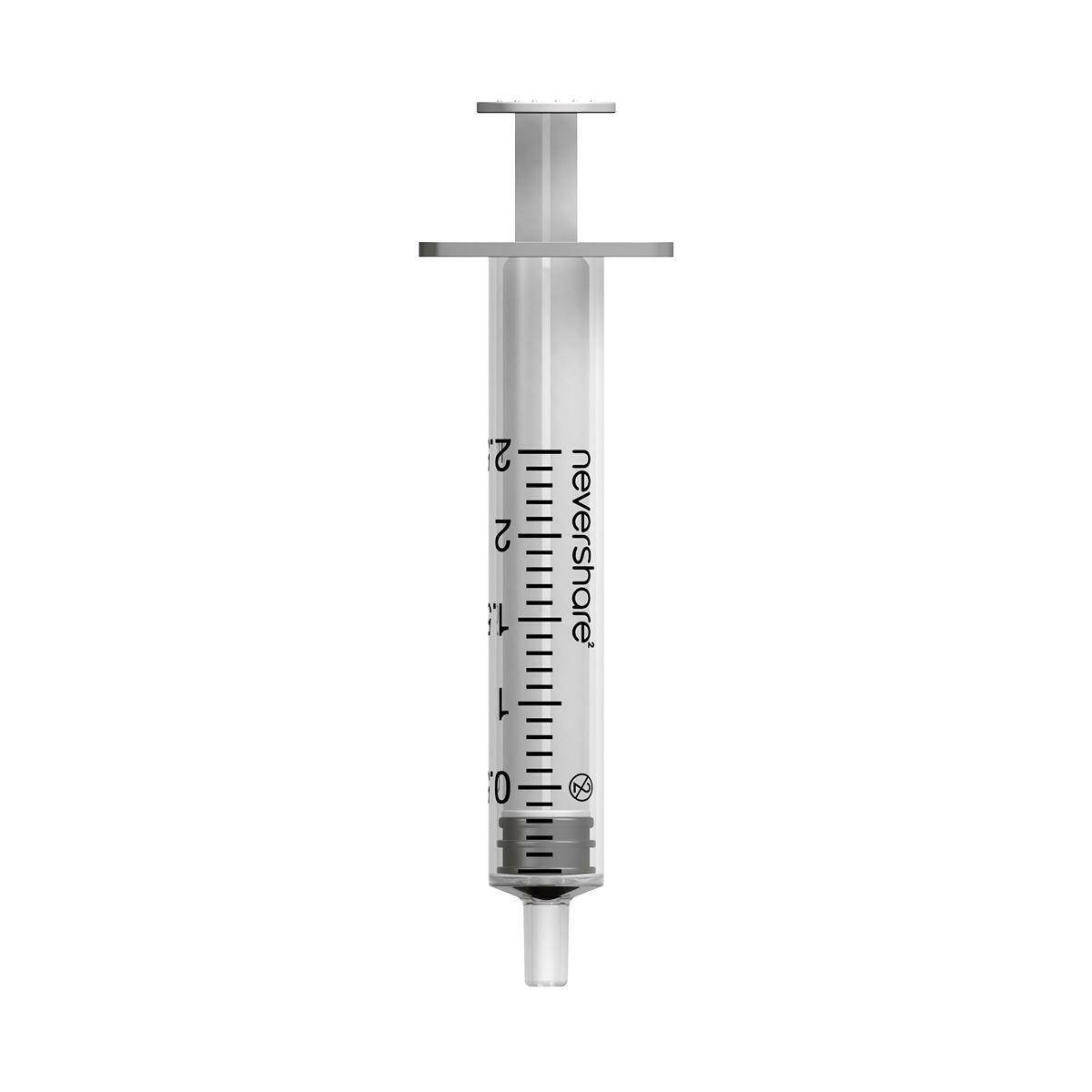 2,5 ml Nevershare weiße Luer-Slip-Spritzen