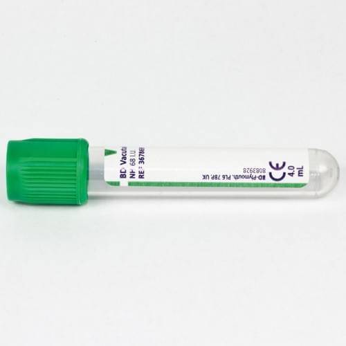 BD Vacutainer 4ml-Röhrchen Natrium-Heparin-Röhrchen