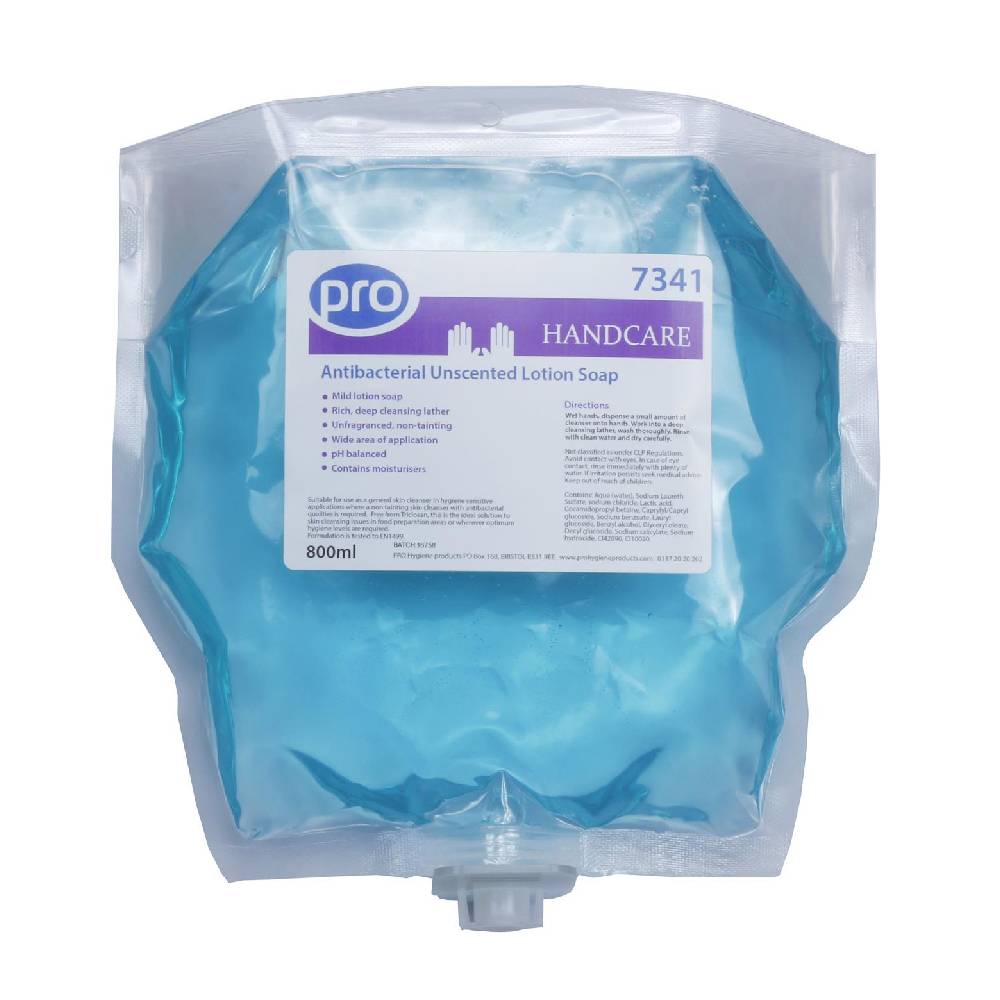 PRO Antibakterielle, unparfümierte Lotionseife, 800 ml