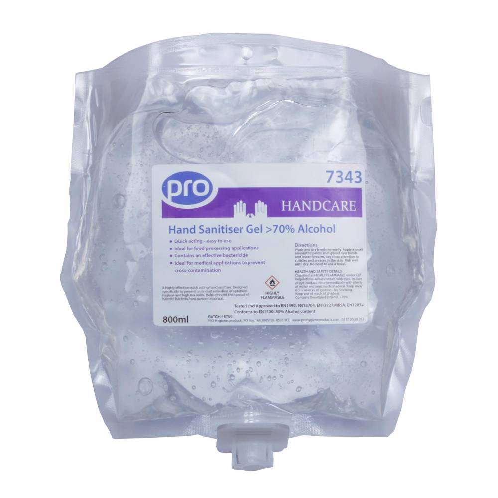 PRO Handdesinfektionsgel 70% Alkohol 800ml