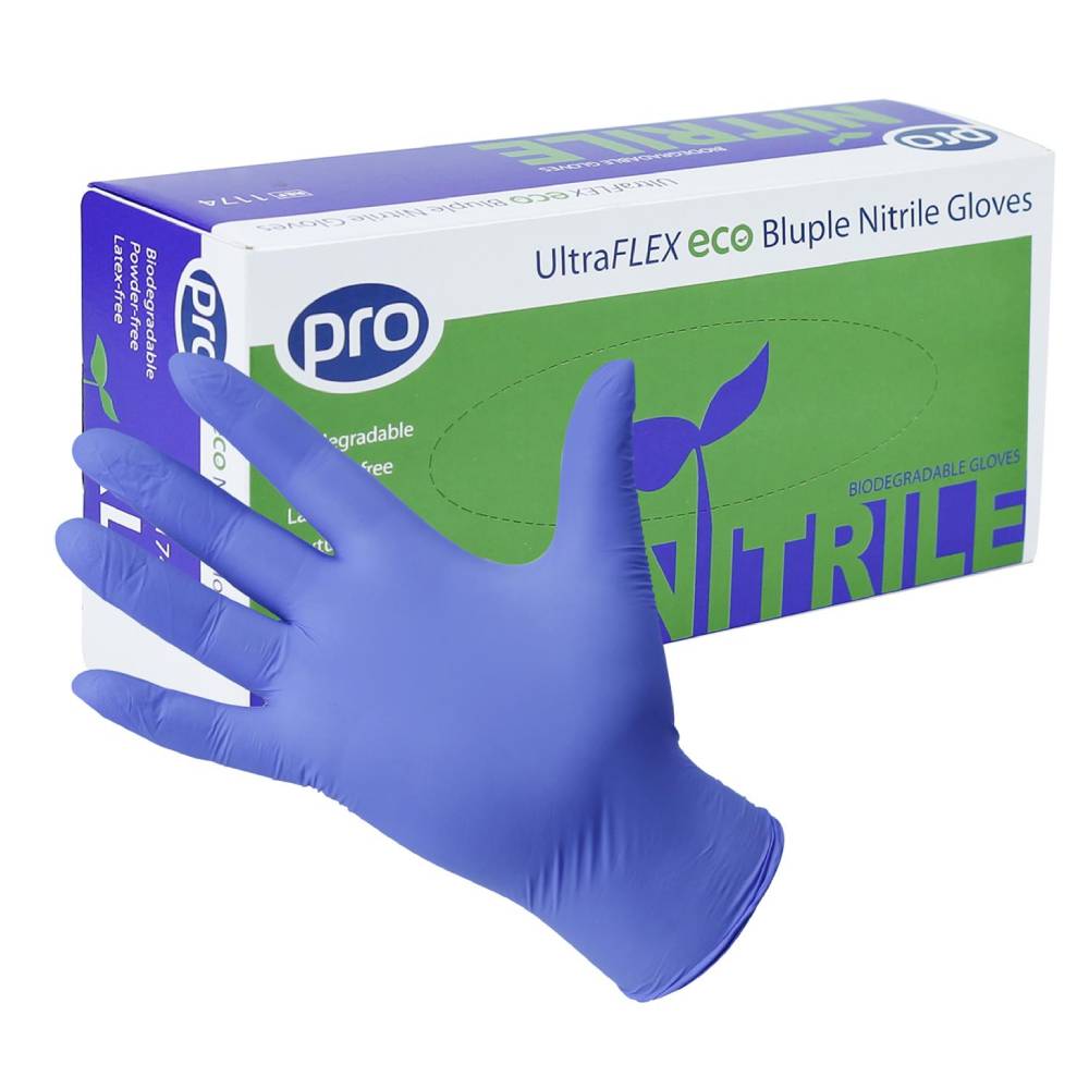 PRO UltraFLEX Eco Bluple Nitrilhandschuhe, Box mit 100 Stück