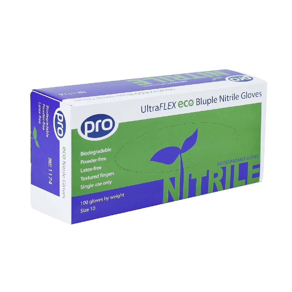 PRO UltraFLEX Eco Bluple Nitrilhandschuhe, Box mit 100 Stück