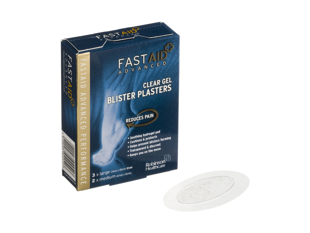 Fast Aid Advanced Blasenpflaster, klares Gel, 5 Stück
