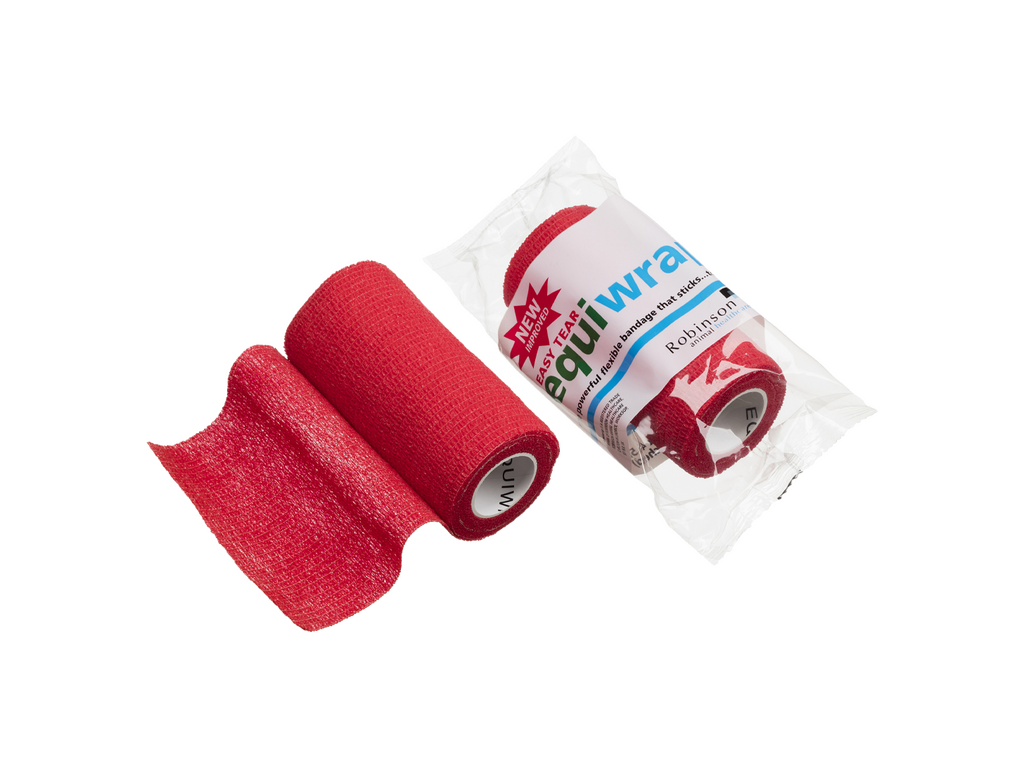 10 cm x 4,5 m Equiwrap Kohäsivverband Rot