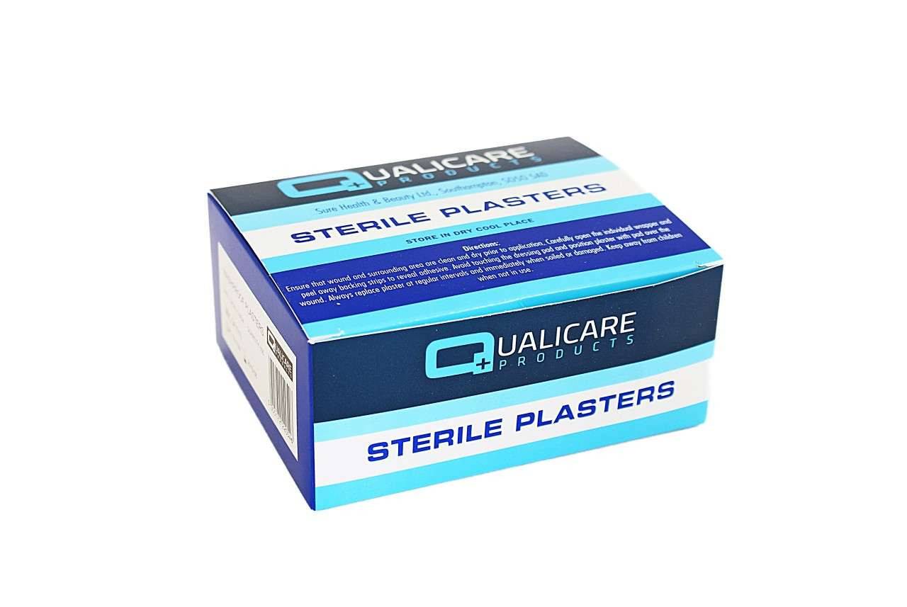 3,8 cm x 3,8 cm Stoffpflaster Packung mit 100 Stück