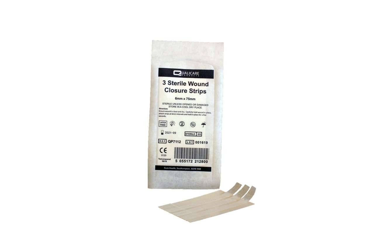 Wundverschlussstreifen 6mm x 75mm (3 Streifen)
