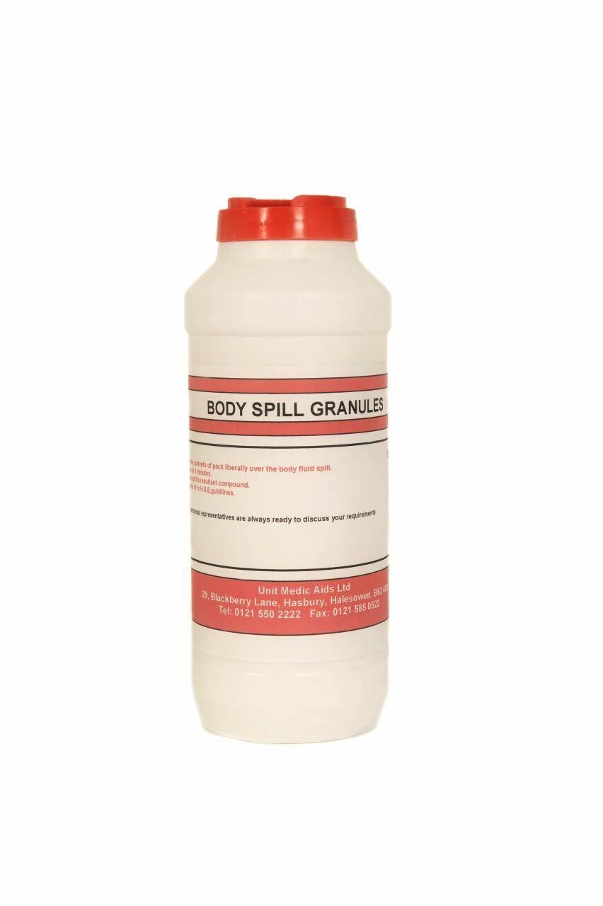 Absorbierendes Granulat für verschüttete Körperflüssigkeiten, 500 g