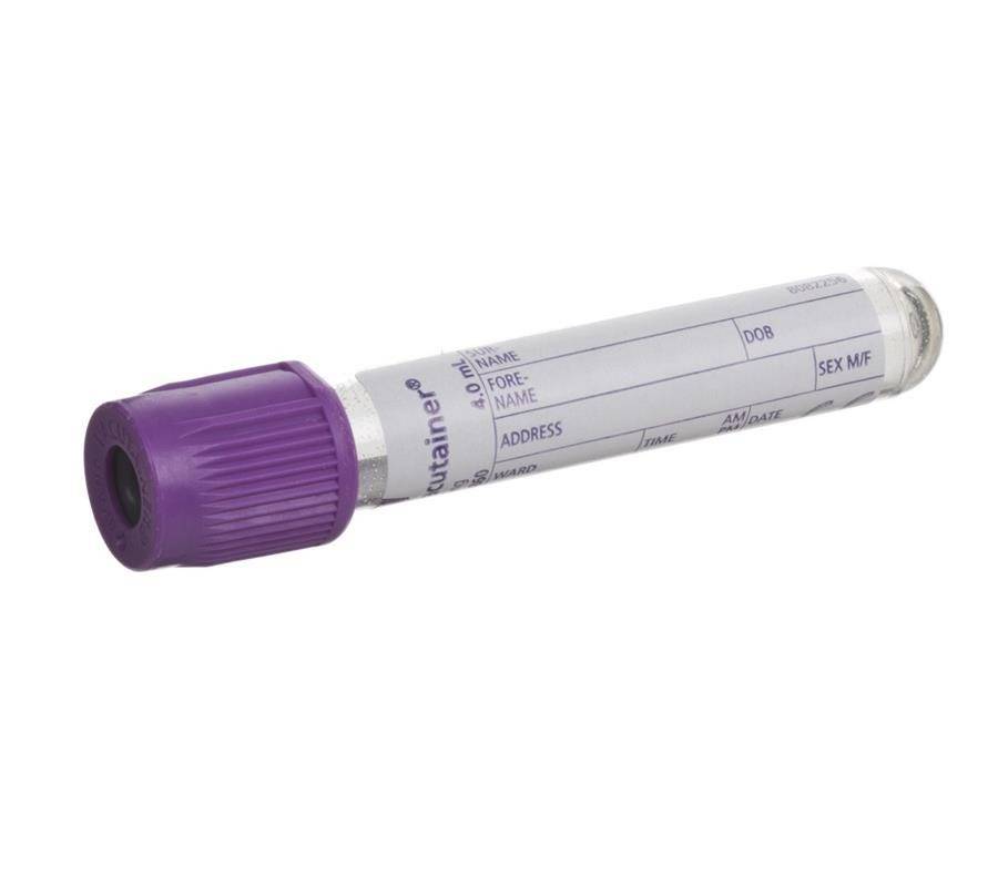 BD Vacutainer 4 ml EDTA K3 Lavendel-Blutentnahmeröhrchen