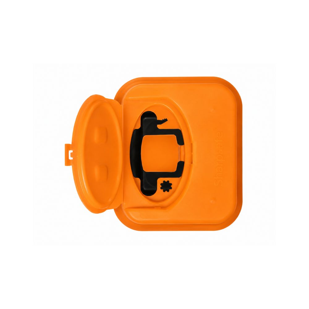 7L Sharpsafe Sharps Bin with Orange Lid