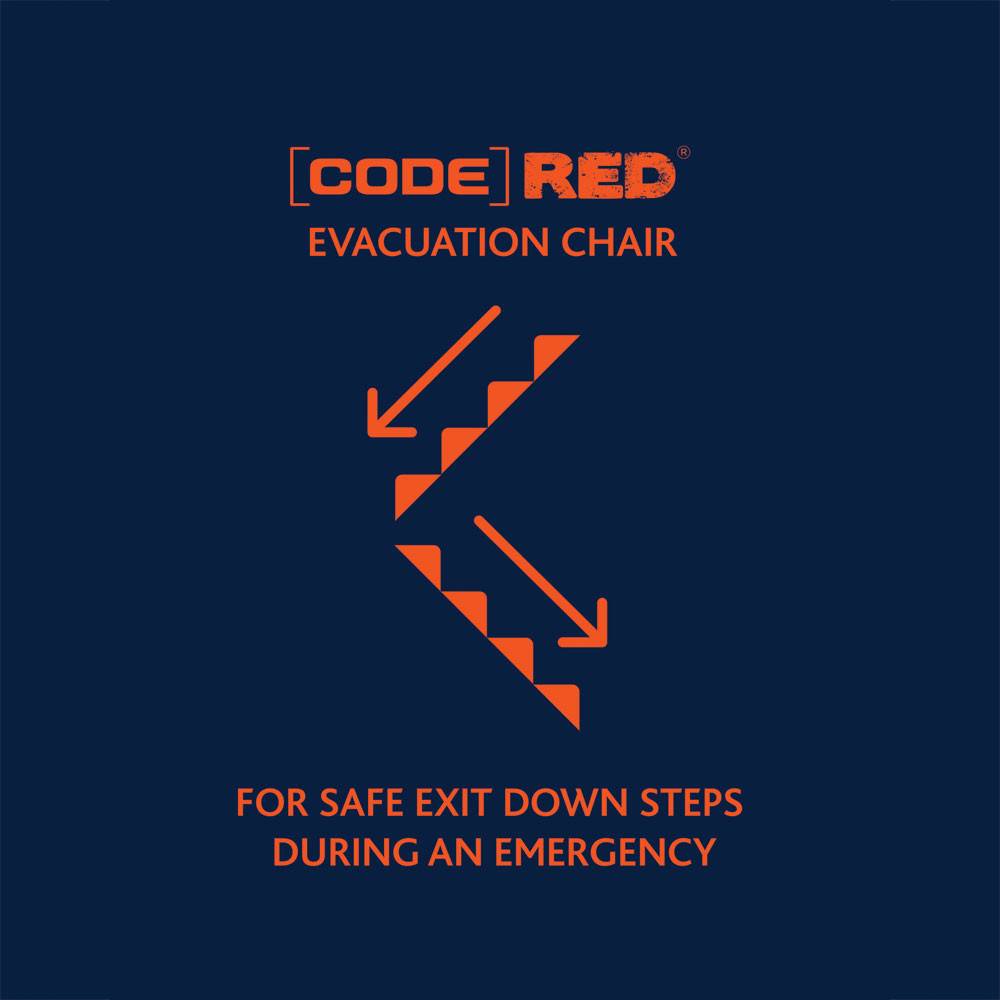 CODE RED Evacuation Chair Cover - UKMEDI - UK MEDICAL SUPPLIES