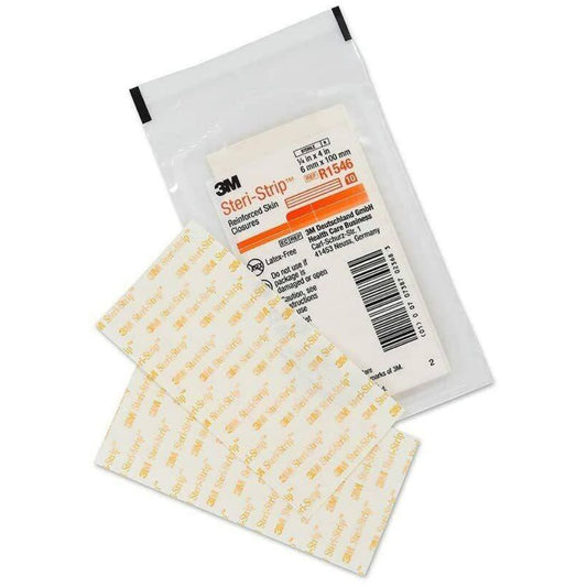 3M Steri-Strip 6 mm x 100 mm verstärkte Hautverschlüsse (Packung 10)