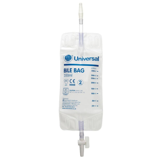 350 ml sterile Gallensammelbeutel mit Ryles/Kehrs-Anschluss