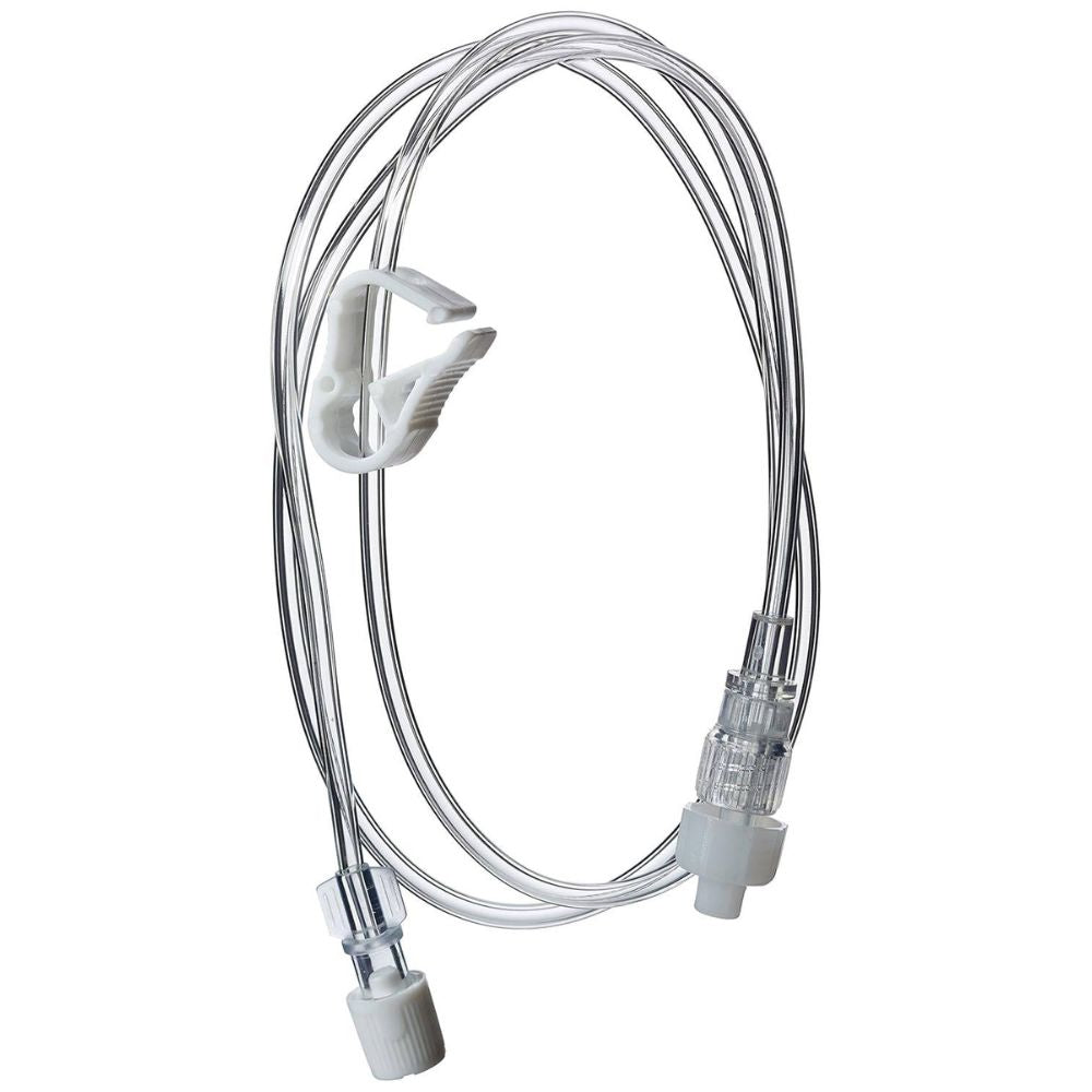 800 mm x 1,6 mm Universal-Verlängerungsset, Bohrung, schmaler männlicher/weiblicher LuerLock