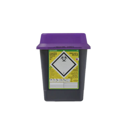 5-Liter Sharpsafe Lila Nadelbehälter