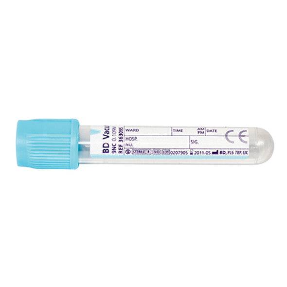 BD Vacutainer 2,7 ml blaue Citrat-Blutentnahmeröhrchen