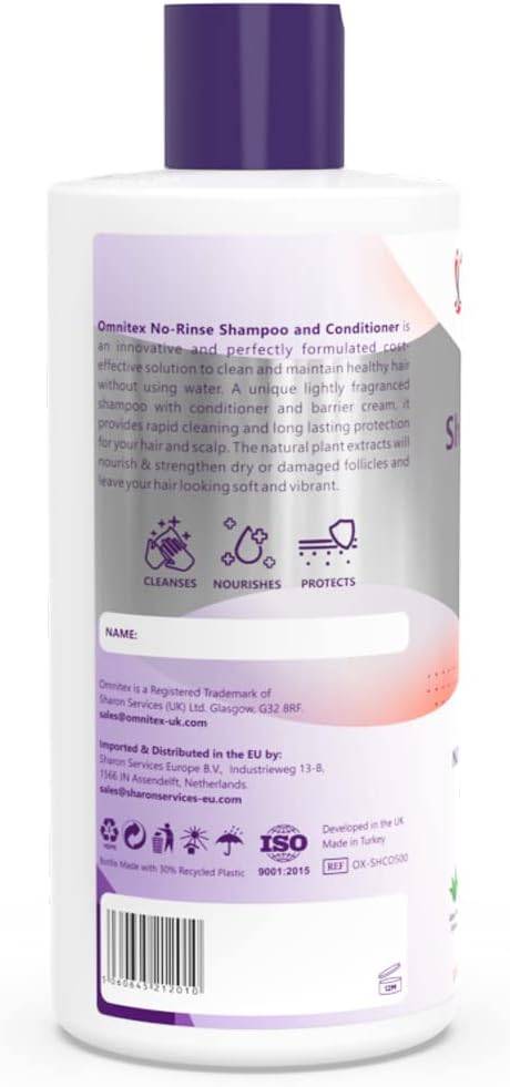 Omnitex 500ml Spülung freies Shampoo & Conditioner