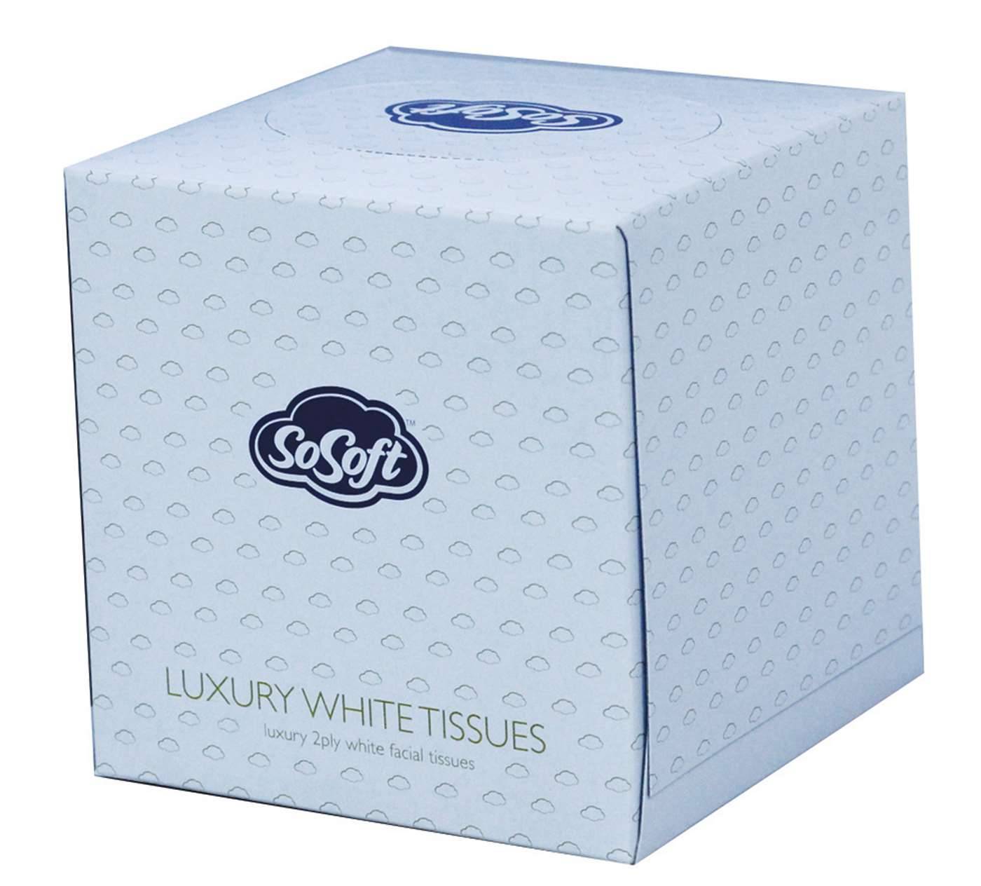 SoSoft Luxus-Würfeltücher, Box mit 70 Stück