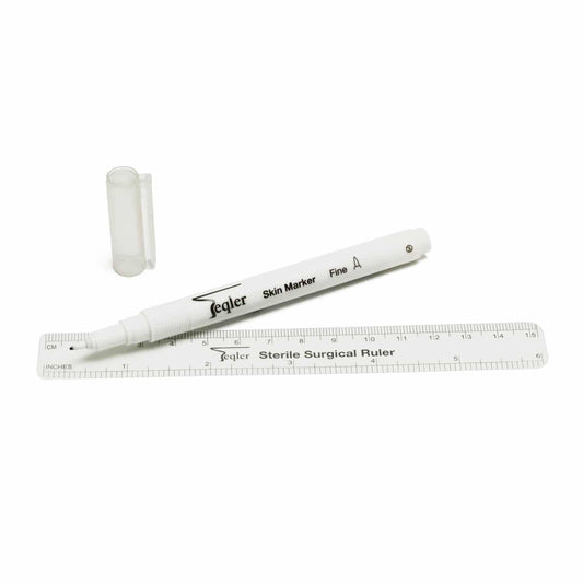 0,5 mm feiner steriler Hautmarker mit Lineal