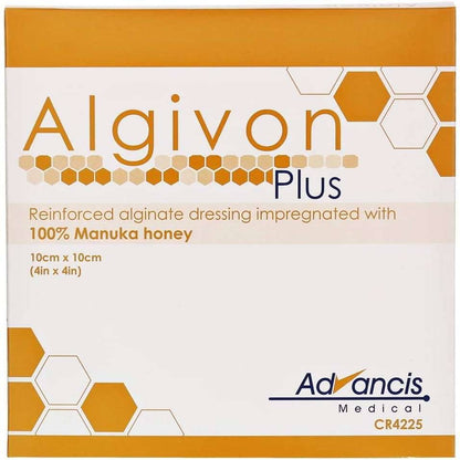 Algivon Plus 10 cm x 10 cm Manuka-Honig-Dressings