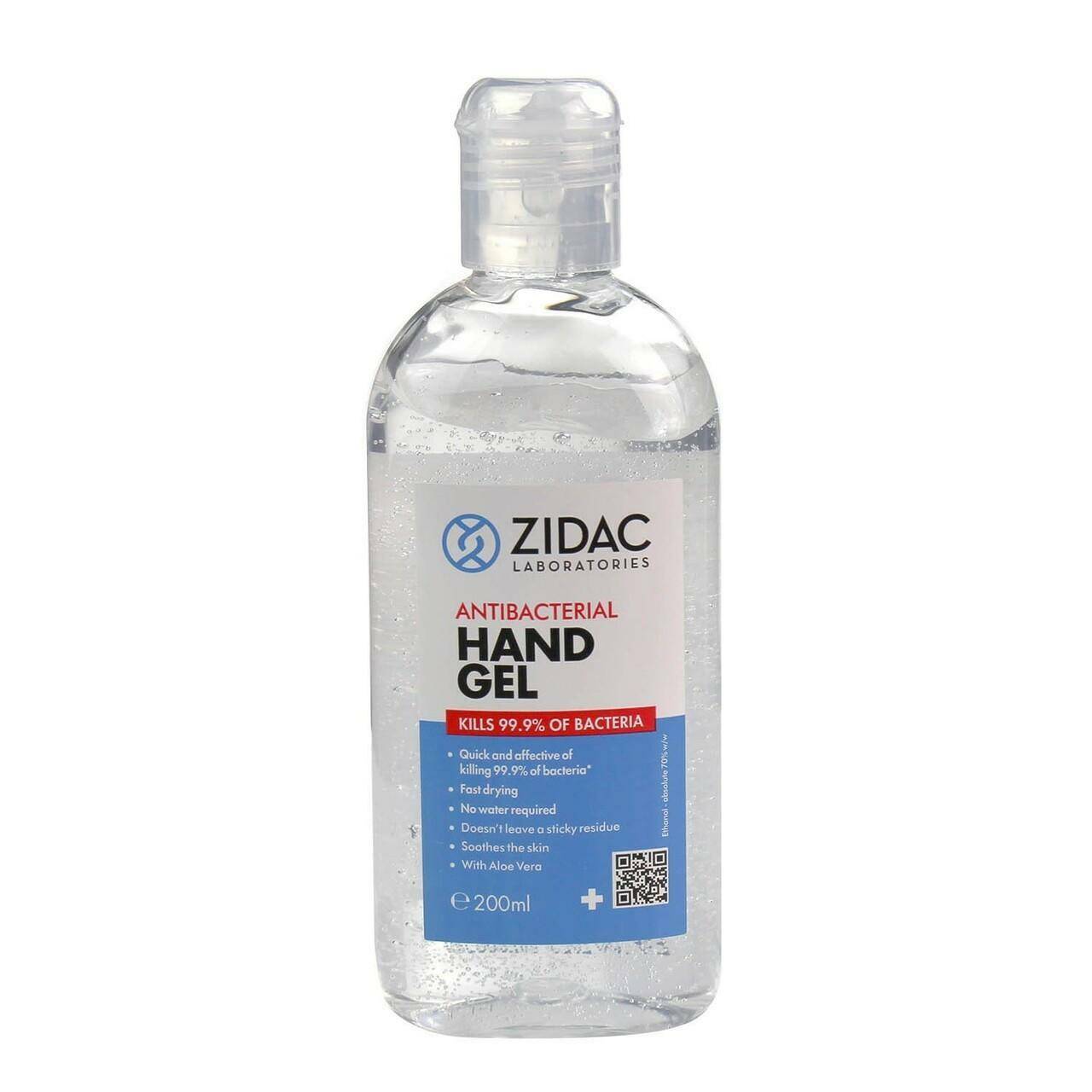 Zidac Handgel mit 70 % Alkohol – 50 ml