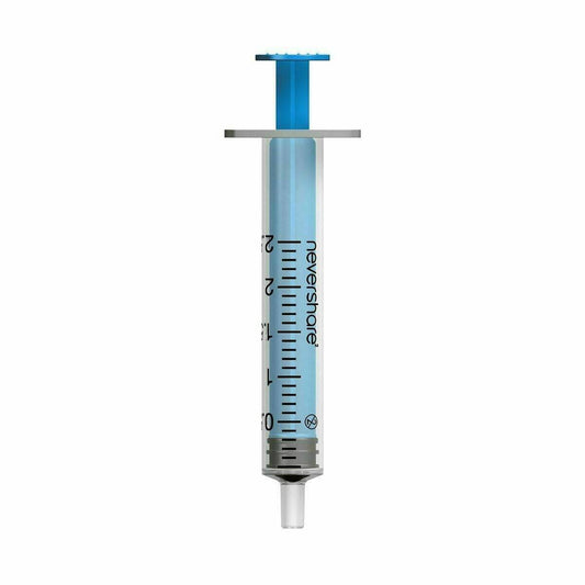 2,5 ml blaue Luer-Slip-Spritzen von Nevershare
