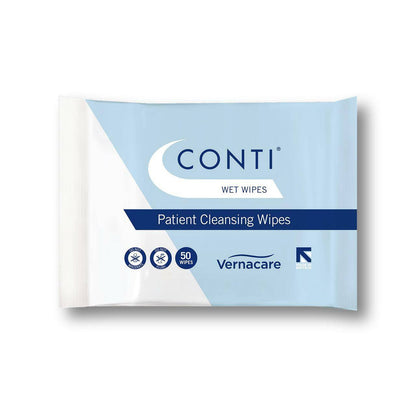 Conti Wet Wipes 29,5 cm x 22 cm Hautreinigungstücher x 50