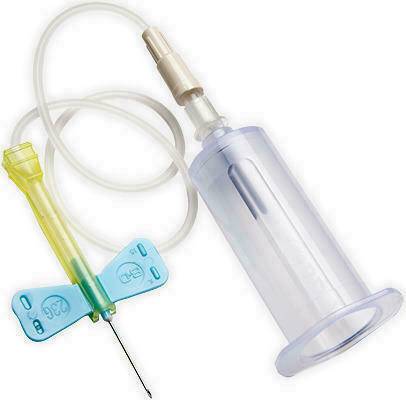 23g Blue BD Vacutainer Safety Lok Blood Collection Set 7" Tubing 368655 UKMEDI.CO.UK