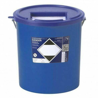 22 Liter Sharpsguard Blue Pharmi Sharps Bin