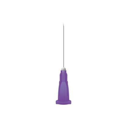 24 g violette Unisharp-Nadeln, 2,5 cm