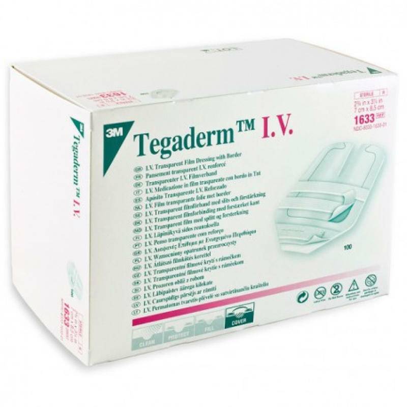 3M 3m TegaDerm 7cm x 8.5cm Sterile Film IV Dressing UKMEDI UK Medical Supplies