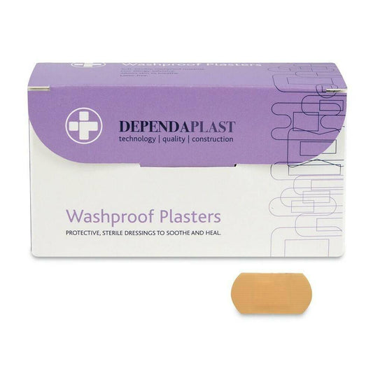 Dependaplast Waschfeste Pflaster – 4 cm x 2 cm x 100