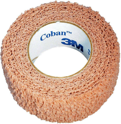 3M Coban Selbsthaftender Verband, 2,5 cm x 4,5 m, Hautfarben