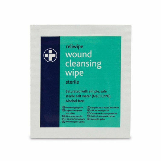 Reliwipe Feuchte Reinigungstücher mit Kochsalzlösung, 5er-Pack