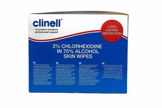 Clinell 2 % Chlorhexidin in 70 % Alkohol Hauttücher x 200