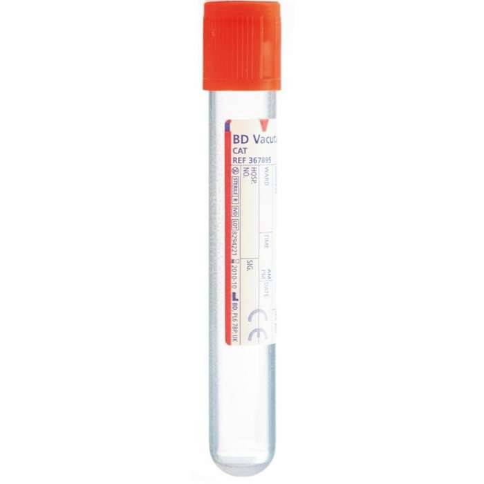 BD Vacutainer 10 ml Serum-Rotblut-Entnahmeröhrchen