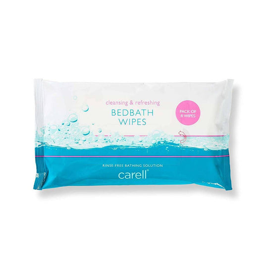 Carell Bed Bath Wipes Pack of 8 Wipes - UKMEDI