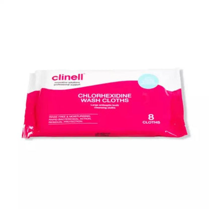 Clinell Chlorhexidin-Waschlappen, 8 Stück