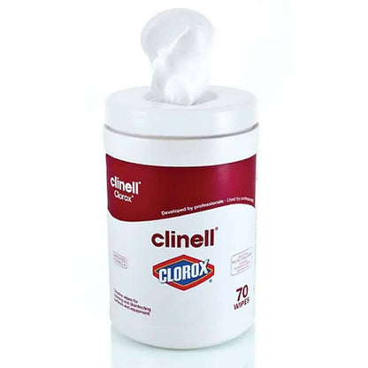 Clinell Clorox Wipes, Wanne mit 70 Stück