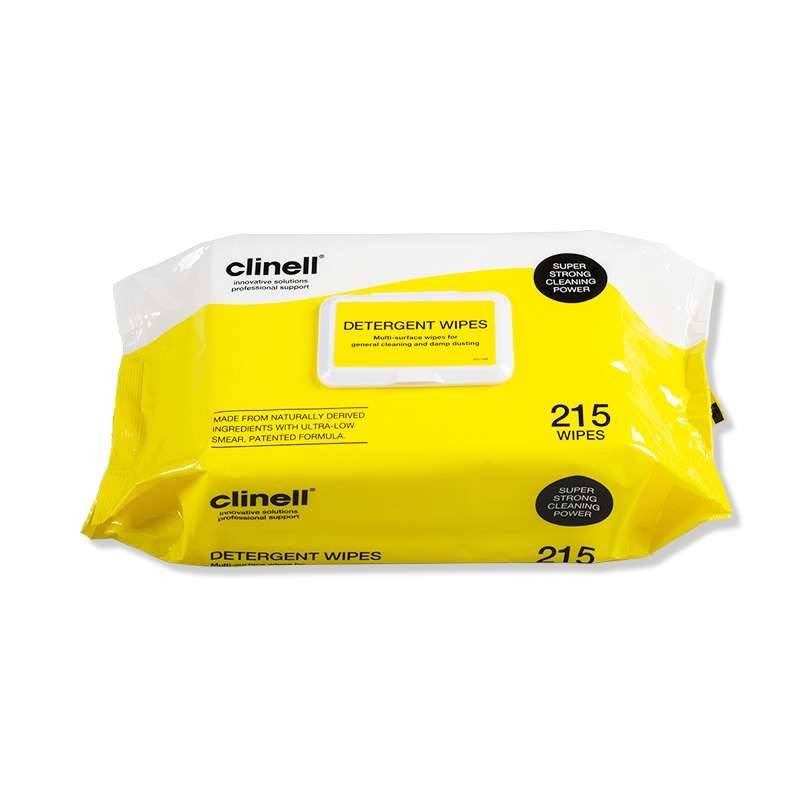 Clinell - Clinell Detergent Wipes Pack of 215 - CDW215 UKMEDI.CO.UK UK Medical Supplies