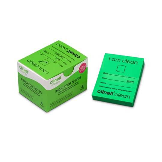 Clinell Indicator Notes, grüne Box mit 4 x 250 Notizen