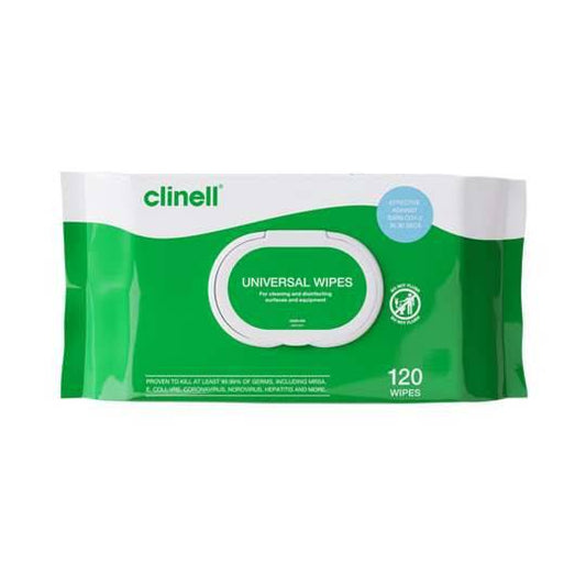 Clinell - Clinell Universal Wipes Pack of 120 - BCW120 UKMEDI.CO.UK UK Medical Supplies