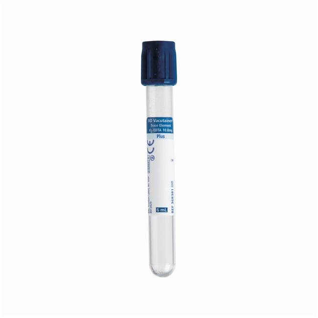 BD Vacutainer Trace Element 6 ml K2 EDTA Blutentnahmeröhrchen