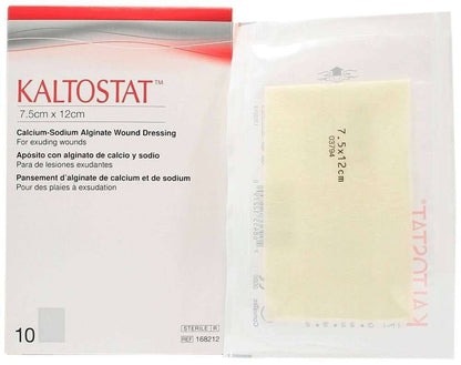 Kaltostat Alginatverband 7,5 cm x 12 cm