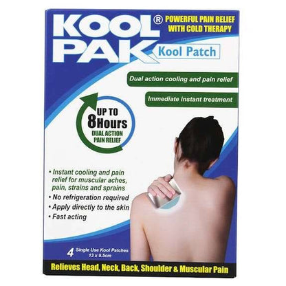 KoolPak Kühlpflaster, 4er-Pack