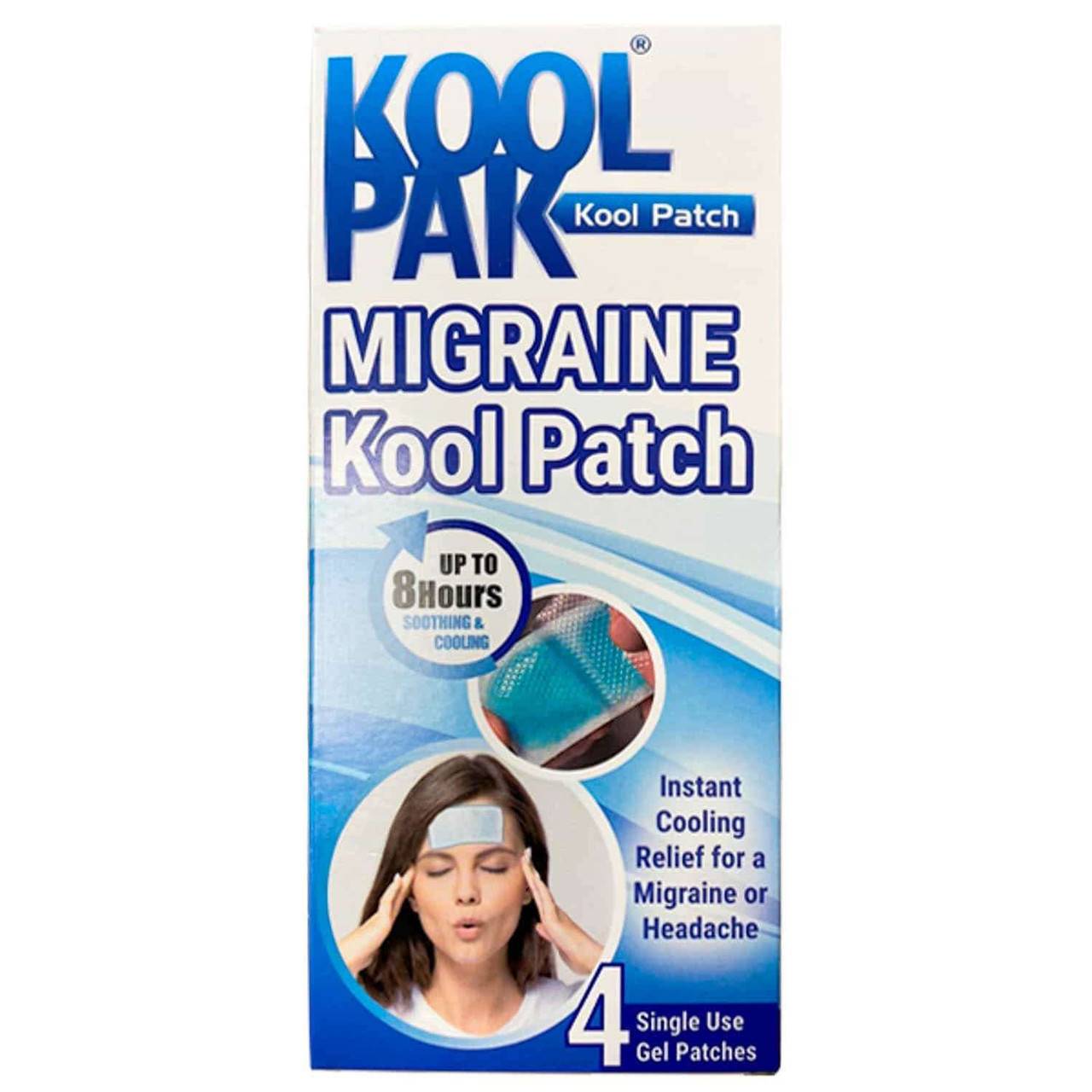 Koolpak Migräne-Kühlpflaster, 4er-Pack