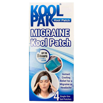 Koolpak Migräne-Kühlpflaster, 4er-Pack